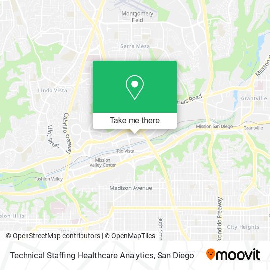 Mapa de Technical Staffing Healthcare Analytics