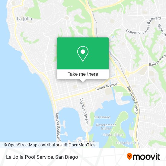 La Jolla Pool Service map