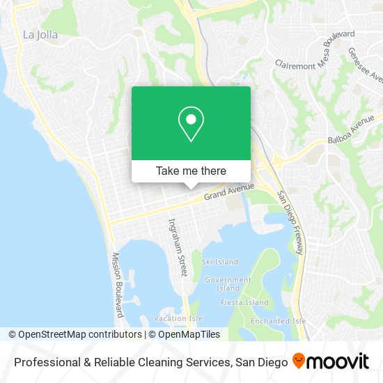 Mapa de Professional & Reliable Cleaning Services