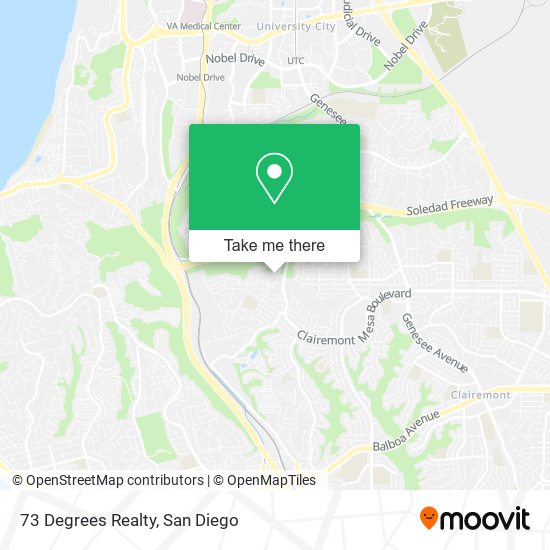 73 Degrees Realty map