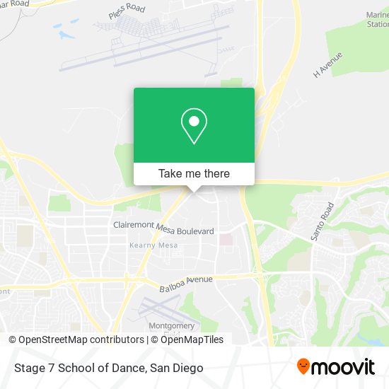 Stage 7 School of Dance map
