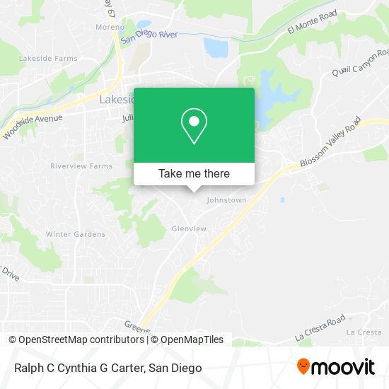 Ralph C Cynthia G Carter map