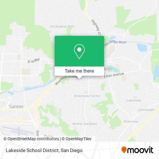 Mapa de Lakeside School District