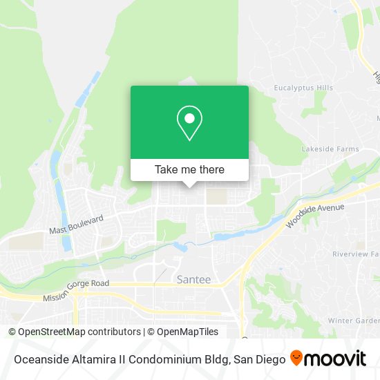 Mapa de Oceanside Altamira II Condominium Bldg