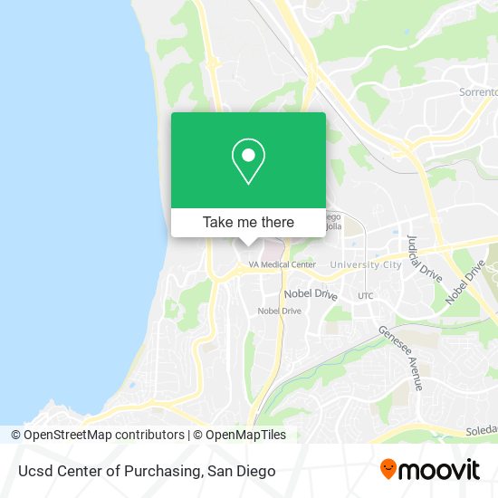 Ucsd Center of Purchasing map