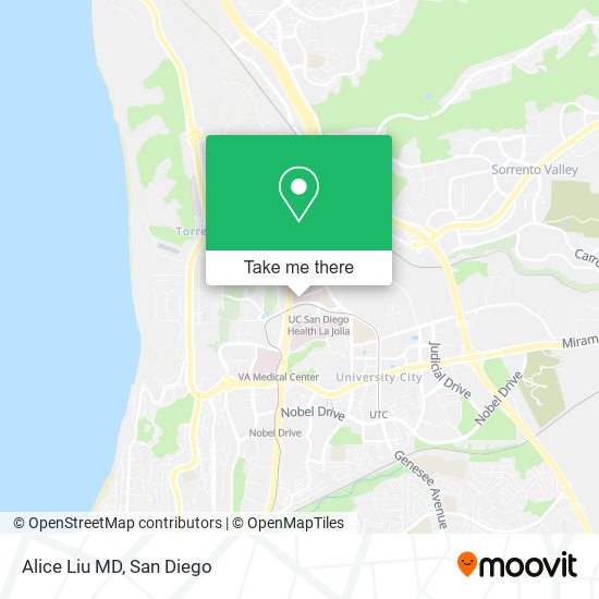 Mapa de Alice Liu MD
