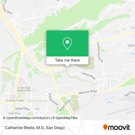 Mapa de Catherine Sheils, M.D.