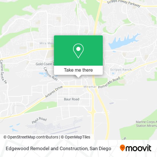 Edgewood Remodel and Construction map