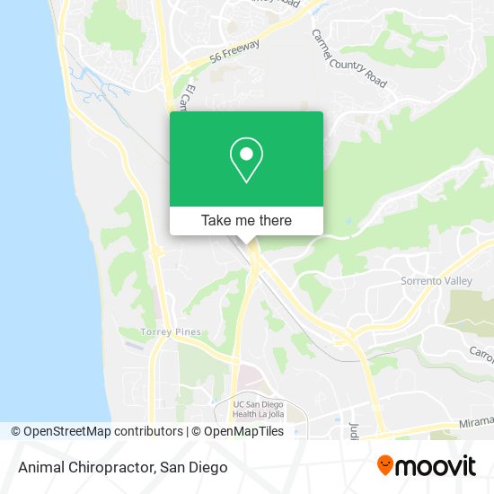 Animal Chiropractor map