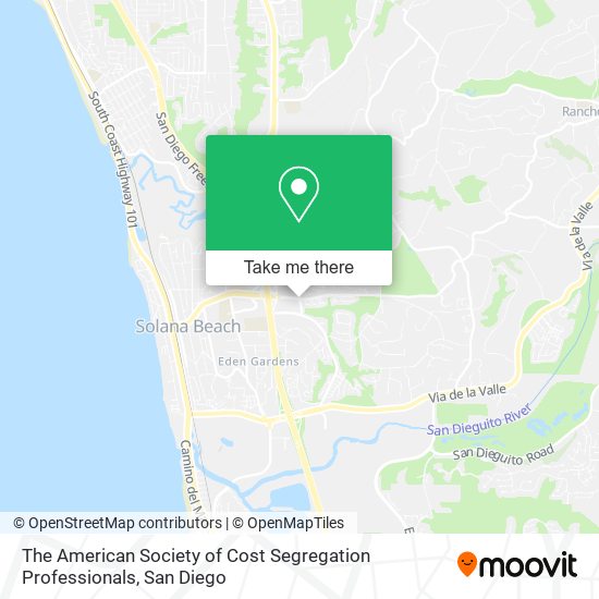 The American Society of Cost Segregation Professionals map