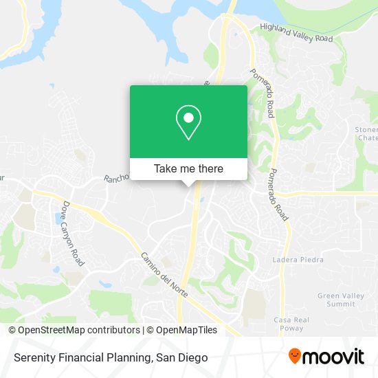 Serenity Financial Planning map