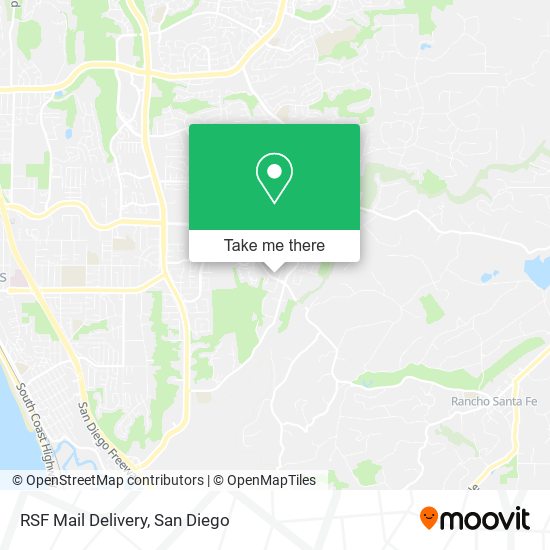 RSF Mail Delivery map