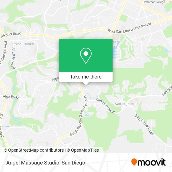 Mapa de Angel Massage Studio