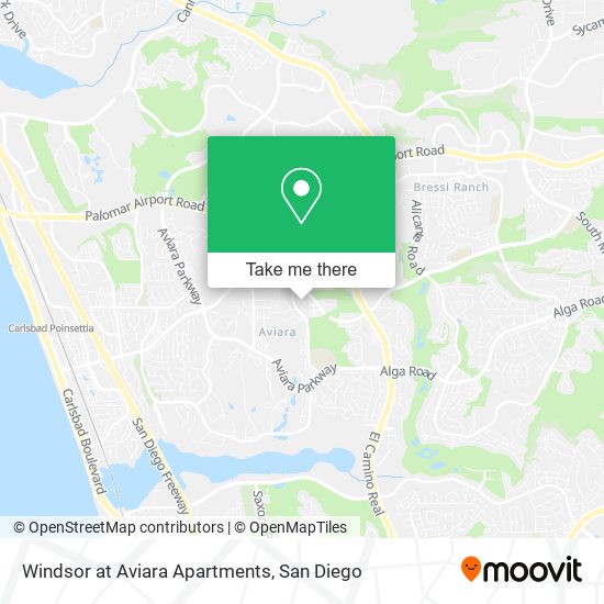 Mapa de Windsor at Aviara Apartments
