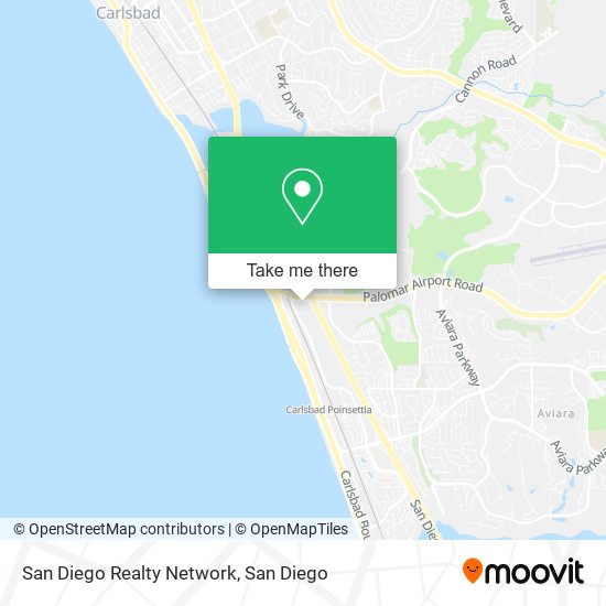 San Diego Realty Network map