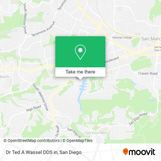 Mapa de Dr Ted A Wassel DDS in