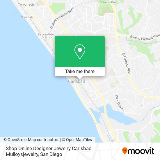 Mapa de Shop Online Designer Jewelry Carlsbad Mulloysjewelry
