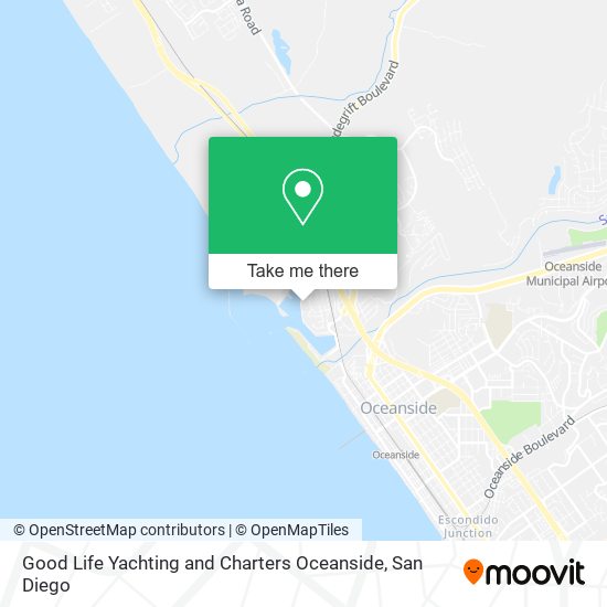 Good Life Yachting and Charters Oceanside map