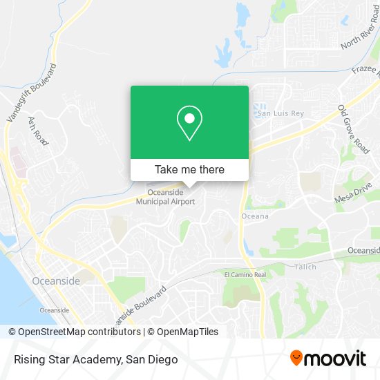 Mapa de Rising Star Academy