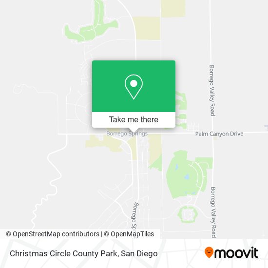 Christmas Circle County Park map