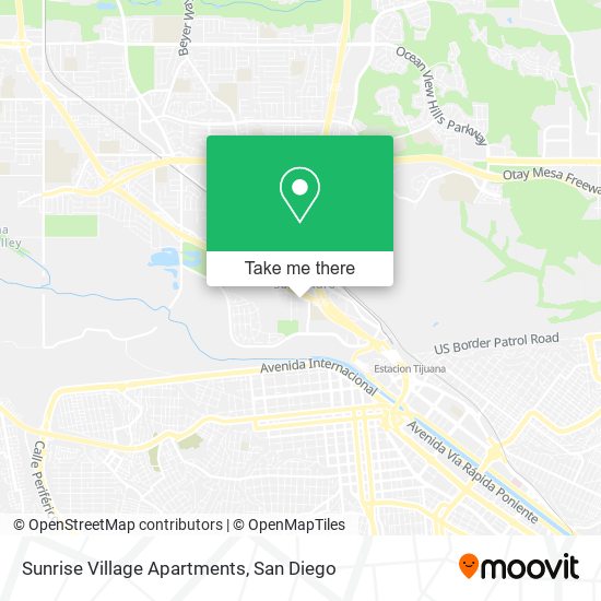 Sunrise Village Apartments map