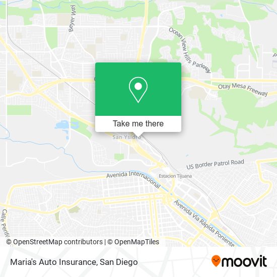 Maria's Auto Insurance map