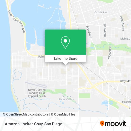 Mapa de Amazon Locker-Chuy