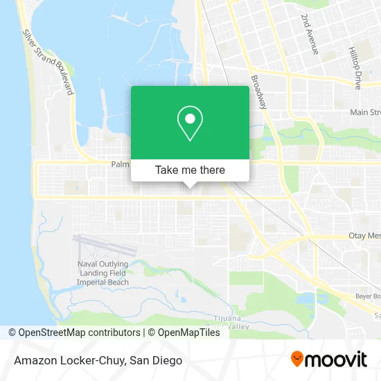 Amazon Locker-Chuy map