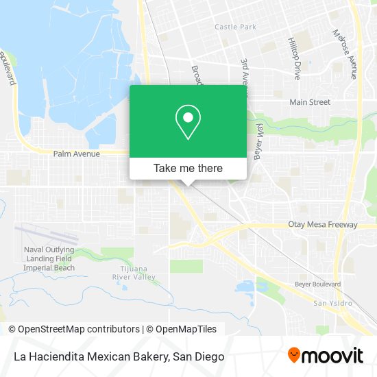 Mapa de La Haciendita Mexican Bakery