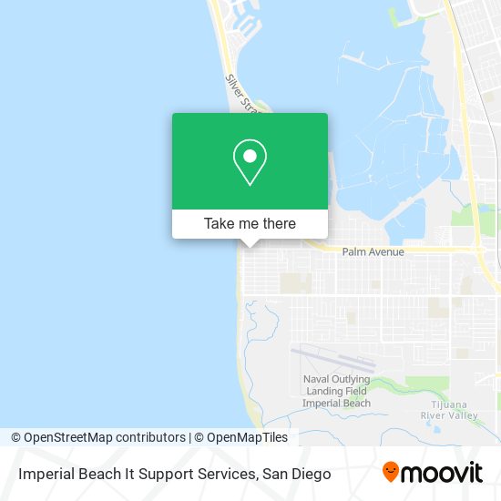 Mapa de Imperial Beach It Support Services