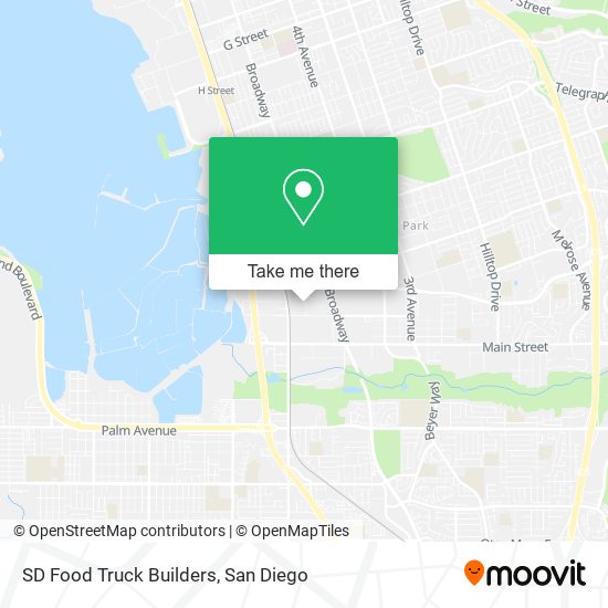Mapa de SD Food Truck Builders