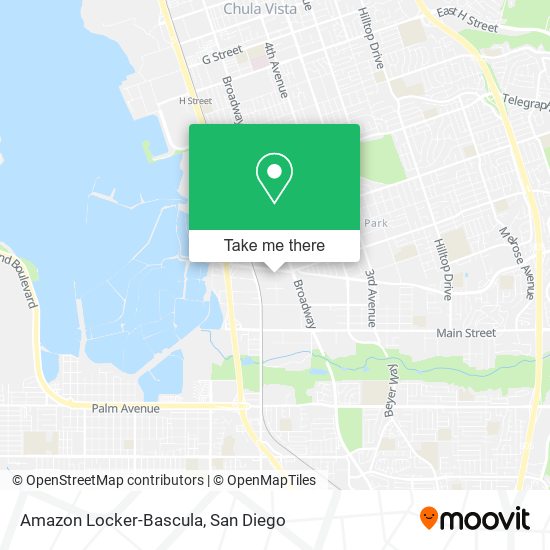Amazon Locker-Bascula map
