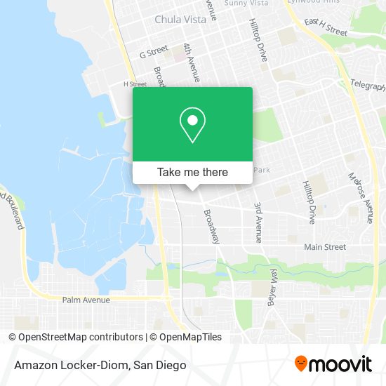 Amazon Locker-Diom map