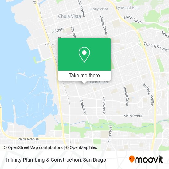 Infinity Plumbing & Construction map