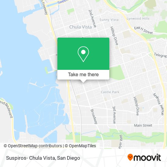 Suspiros- Chula Vista map