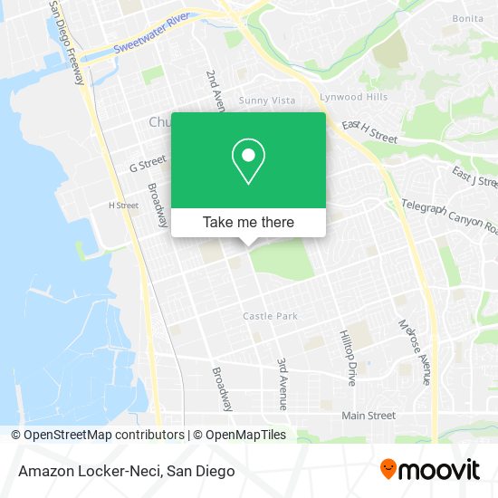 Mapa de Amazon Locker-Neci