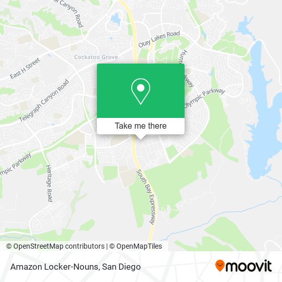 Amazon Locker-Nouns map