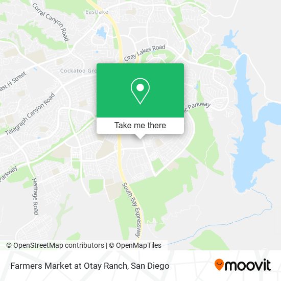 Farmers Market at Otay Ranch map