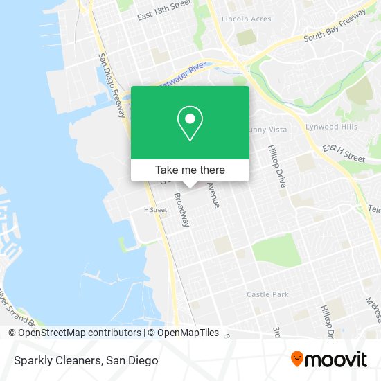 Sparkly Cleaners map