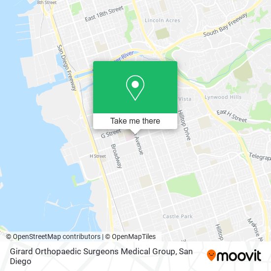 Girard Orthopaedic Surgeons Medical Group map