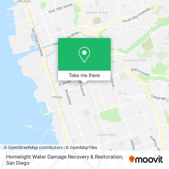 Homeright Water Damage Recovery & Restoration map