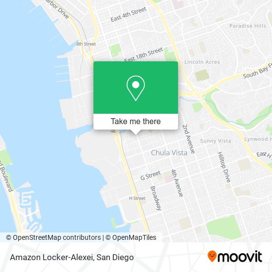 Mapa de Amazon Locker-Alexei