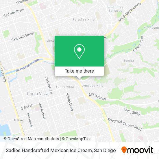 Mapa de Sadies Handcrafted Mexican Ice Cream