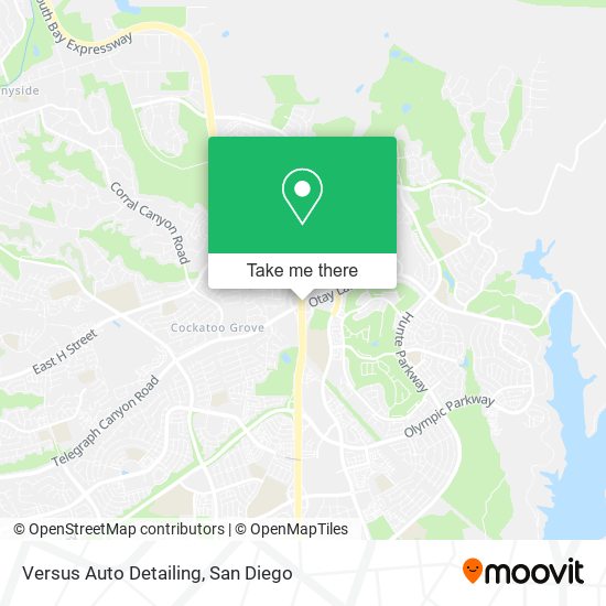 Versus Auto Detailing map