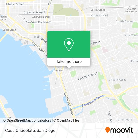 Casa Chocolate map