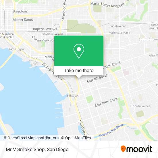 Mr V Smoke Shop map