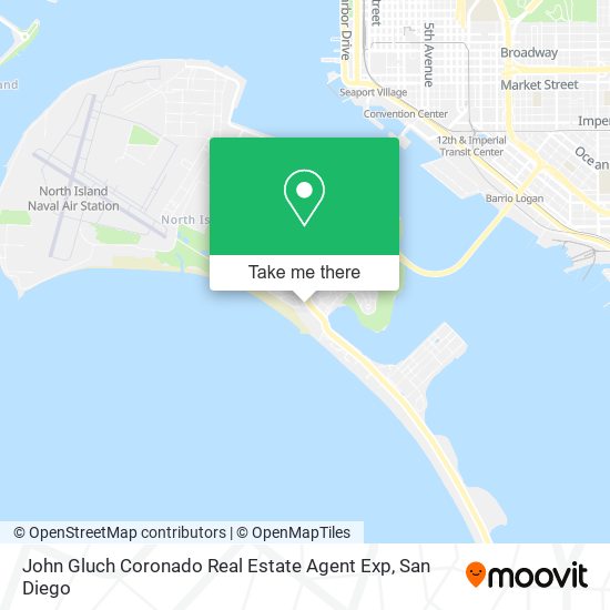John Gluch Coronado Real Estate Agent Exp map