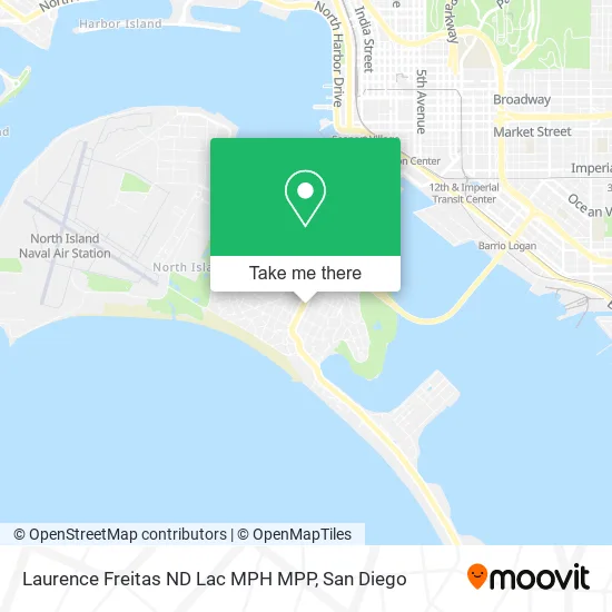 Laurence Freitas ND Lac MPH MPP map