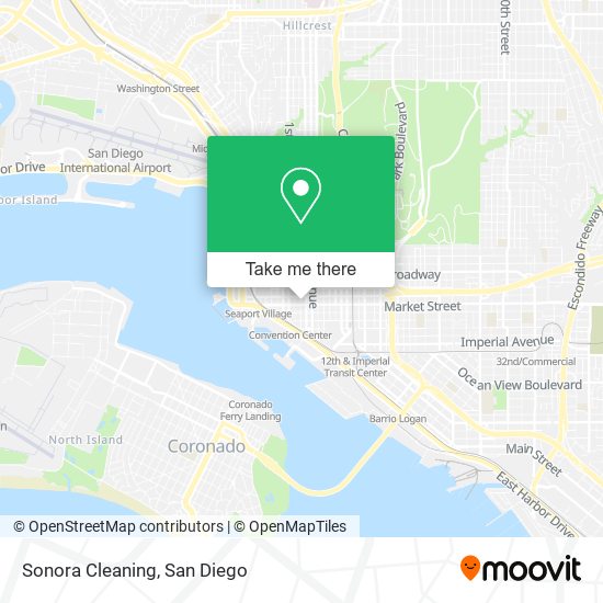 Sonora Cleaning map