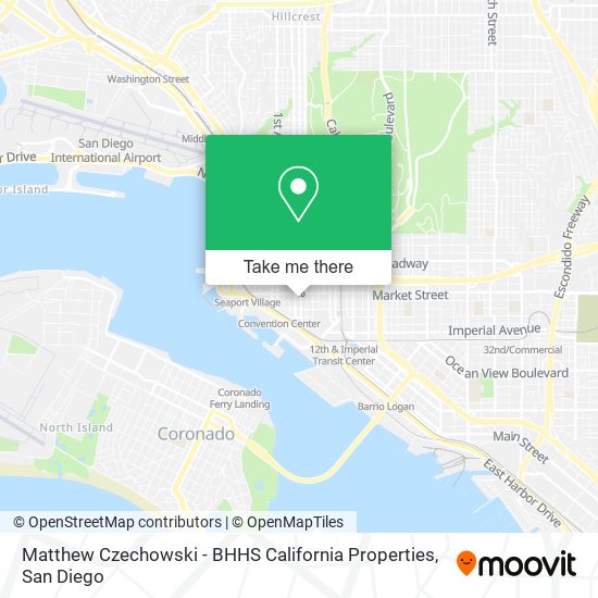 Mapa de Matthew Czechowski - BHHS California Properties